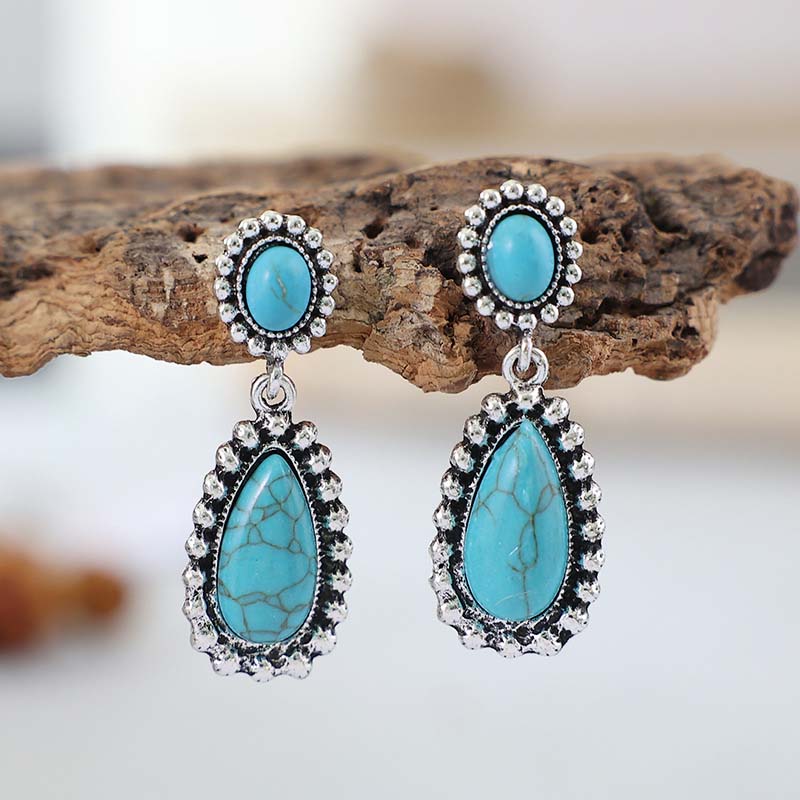 Women's Vintage Boho Turquoise Earrings