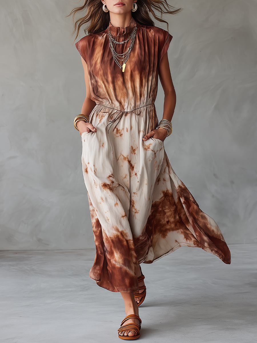 Chic Maxi Dress in premium, Designer Aesthetic