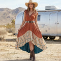 Women's Vintage Western Style Dress