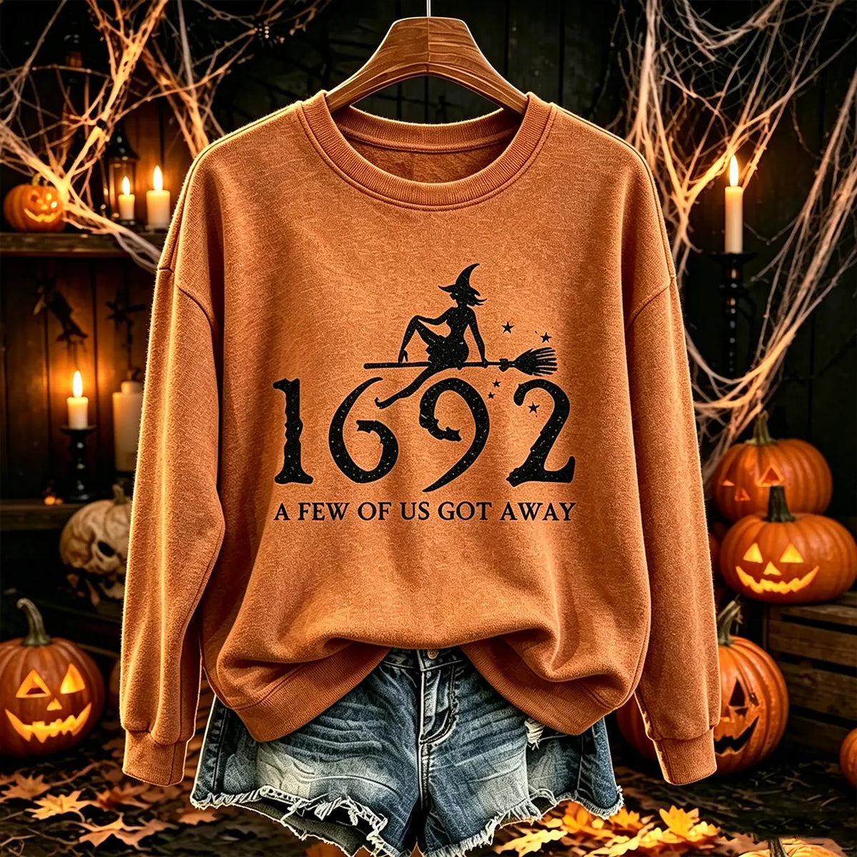 1962 A Few Of Us Got Away Halloween Printed Casual Sweatshirt