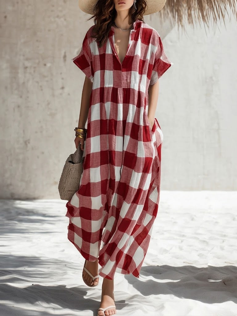 Dress with linen – Smart Price