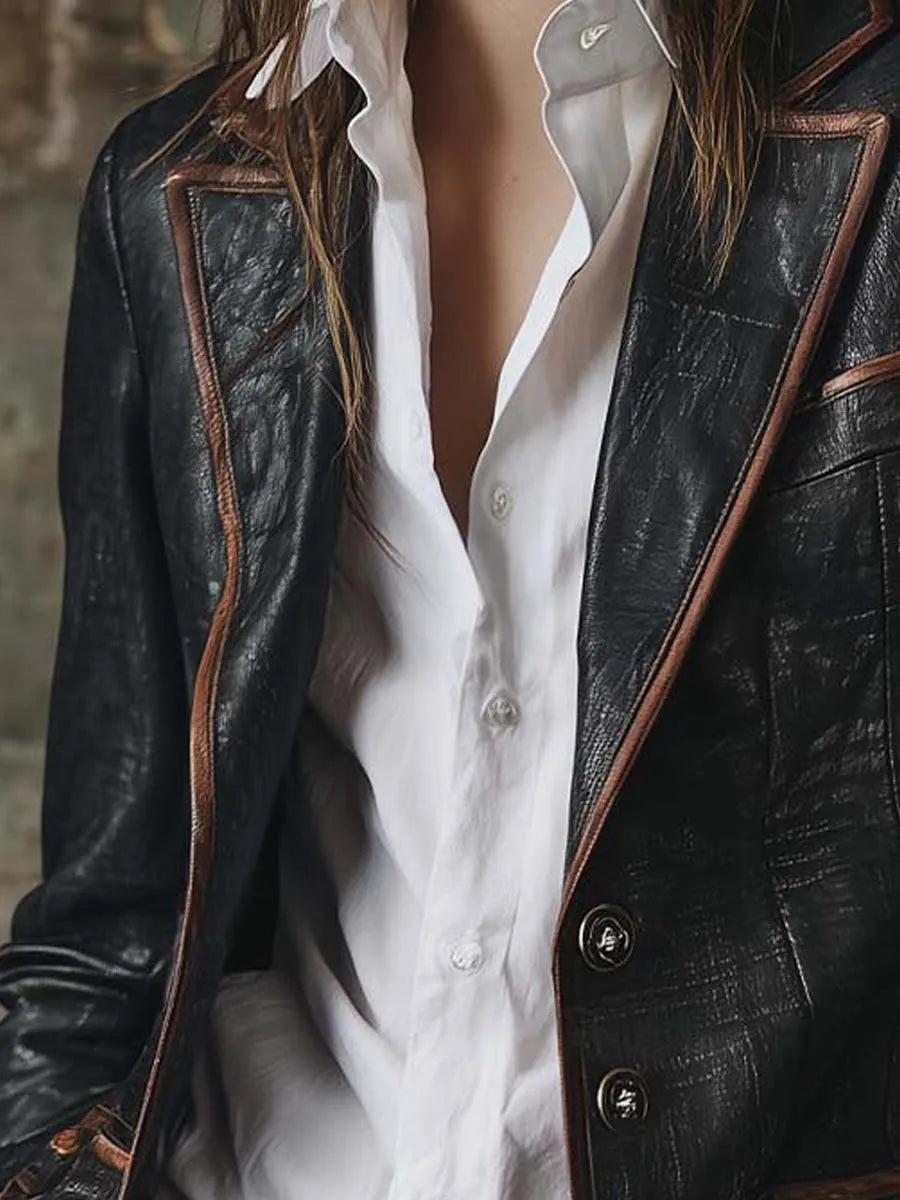 Vintage Blazer in soft, Premium Look