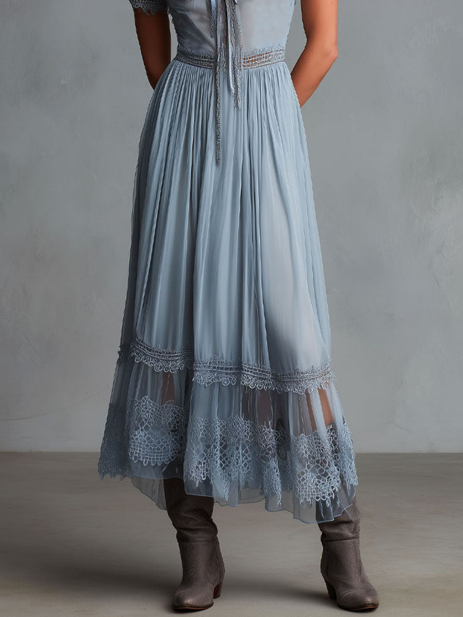 Chic Midi Dress in chiffon, Unbeatable Price