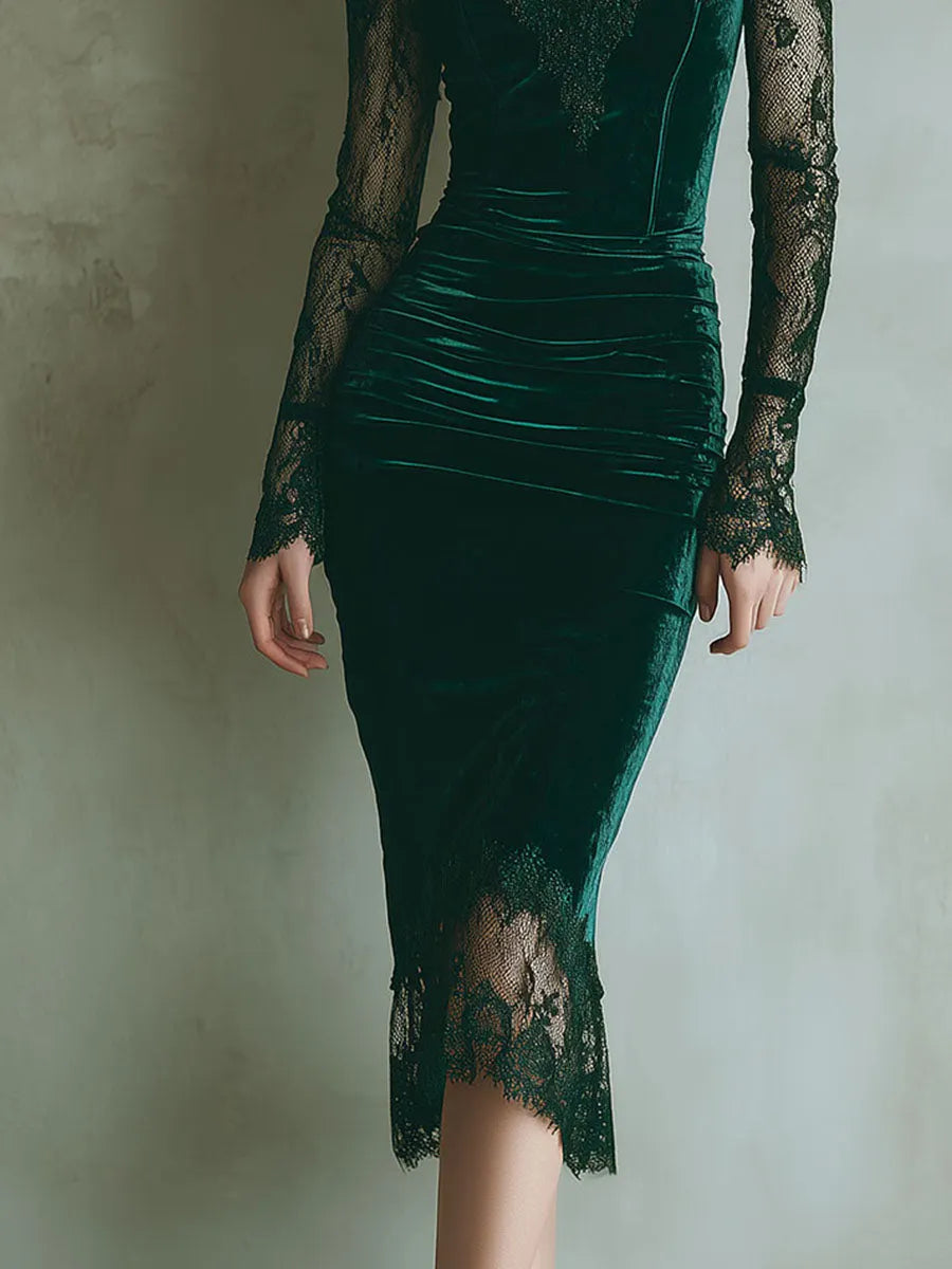 Midi Dress That Flatters – Elegant & velvet