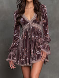 Mini Dress That Flatters – Boho & velvet