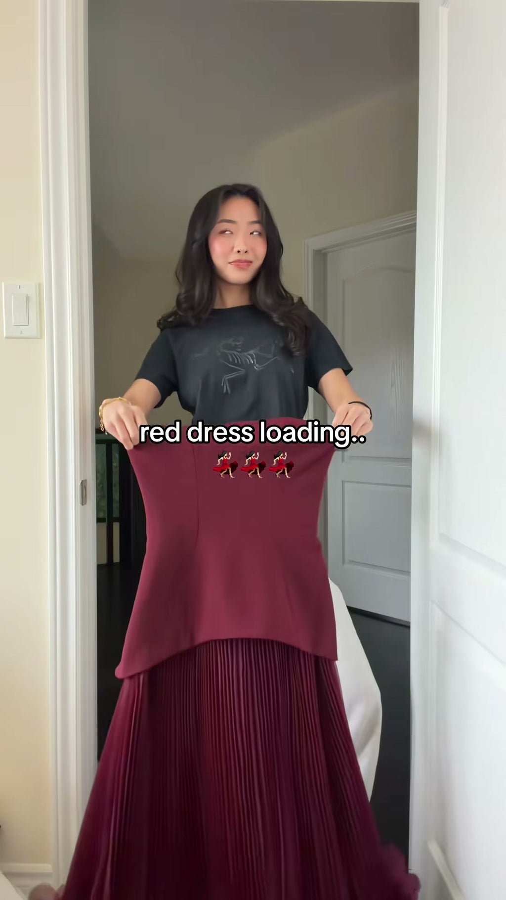 burgundy-strapless-gown-corset-bodice-pleated-maxi-dress-with-ruffle-hem