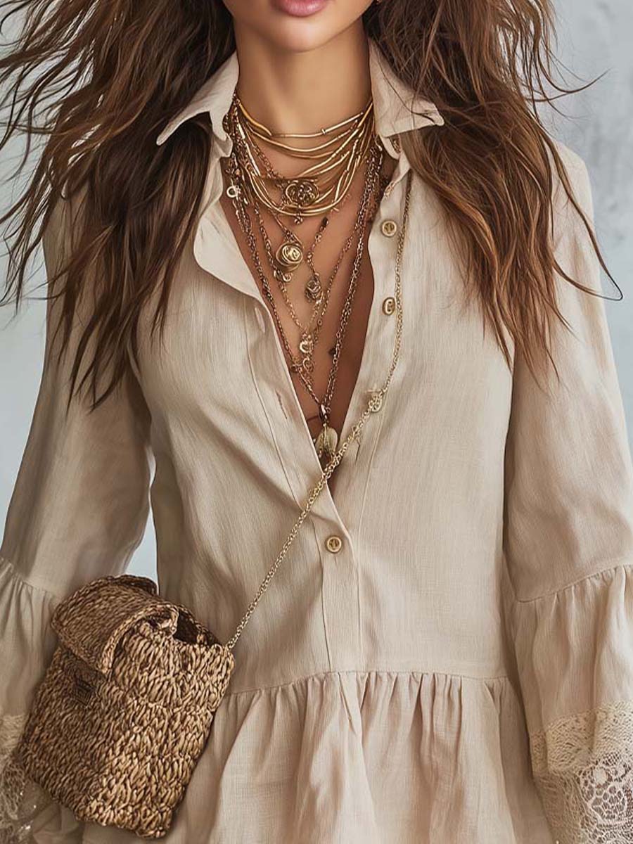 Affordable Luxury: Boho Mini Dress