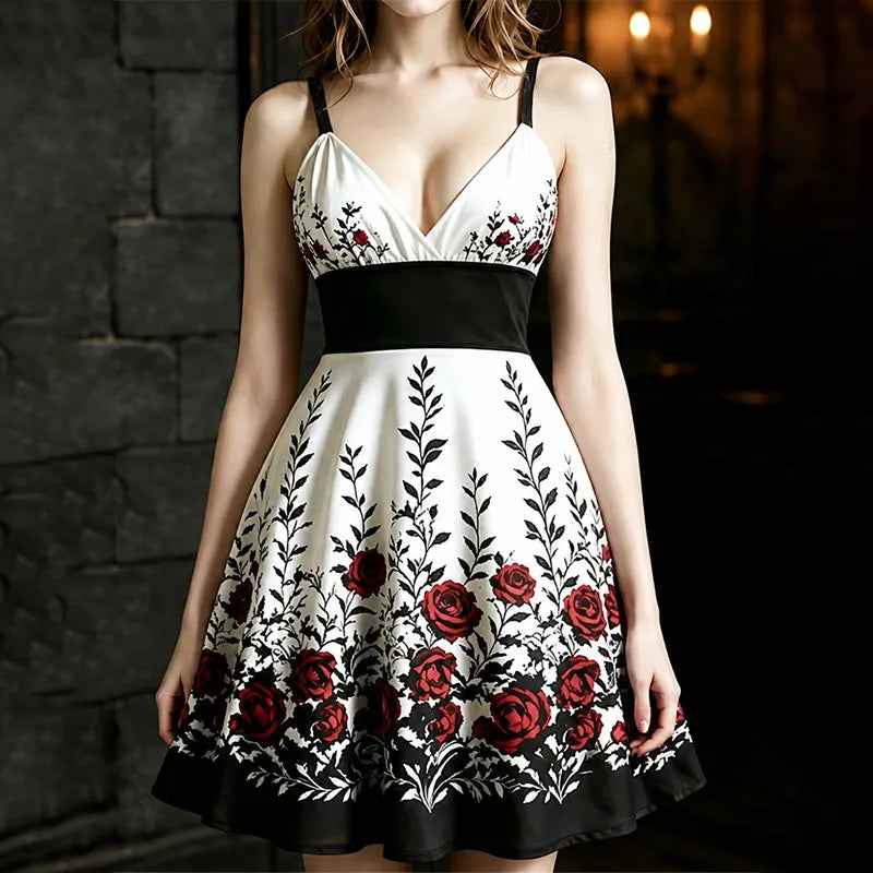 Wickedly Chic Mini Dress – Spooky Pick
