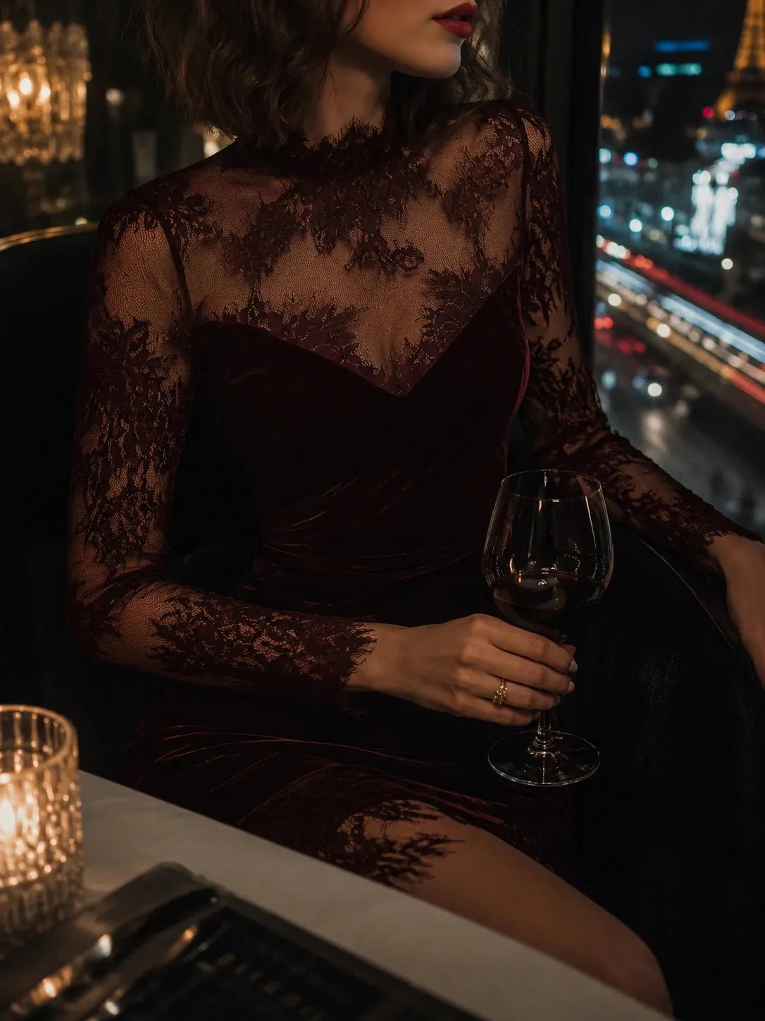 Vintage Mini Dress in velvet, Smart Price