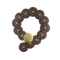 Vintage-Inspired Circular Belt With Intricate Floral Design