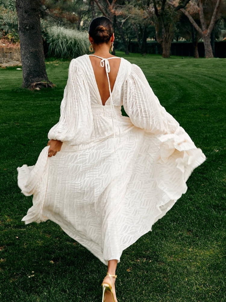 Allegory Elsa Cream Maxi Dress