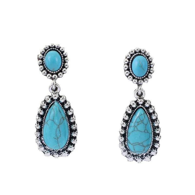 Women's Vintage Boho Turquoise Earrings