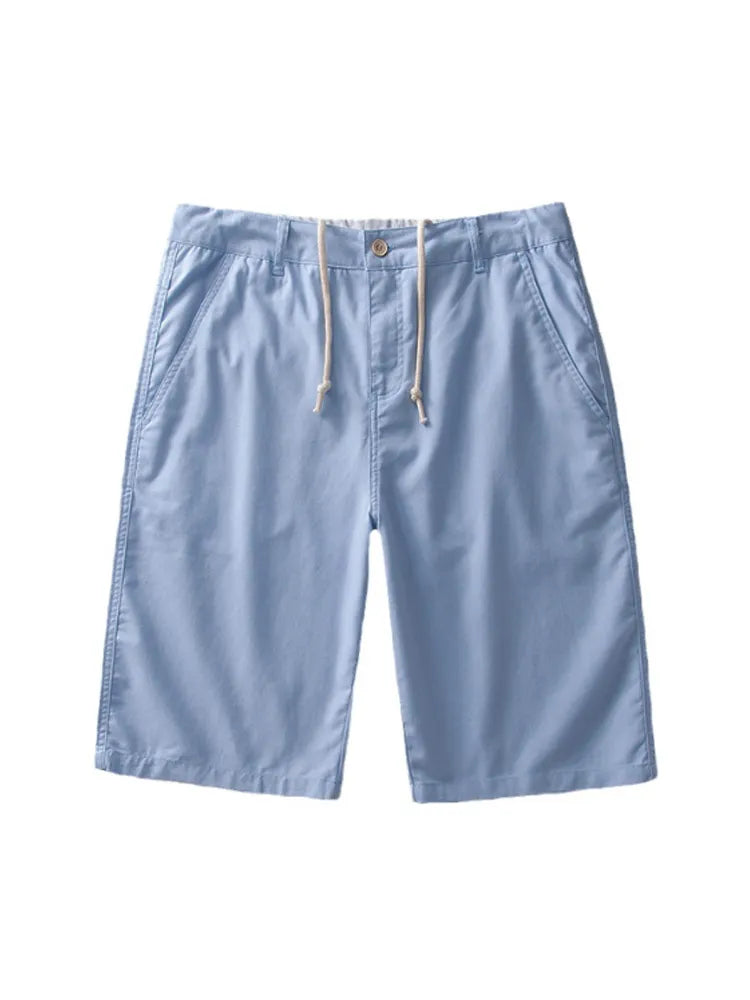 Men'S Casual Linen Midi Pants