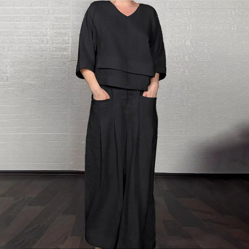 Pants with linen – Premium Look