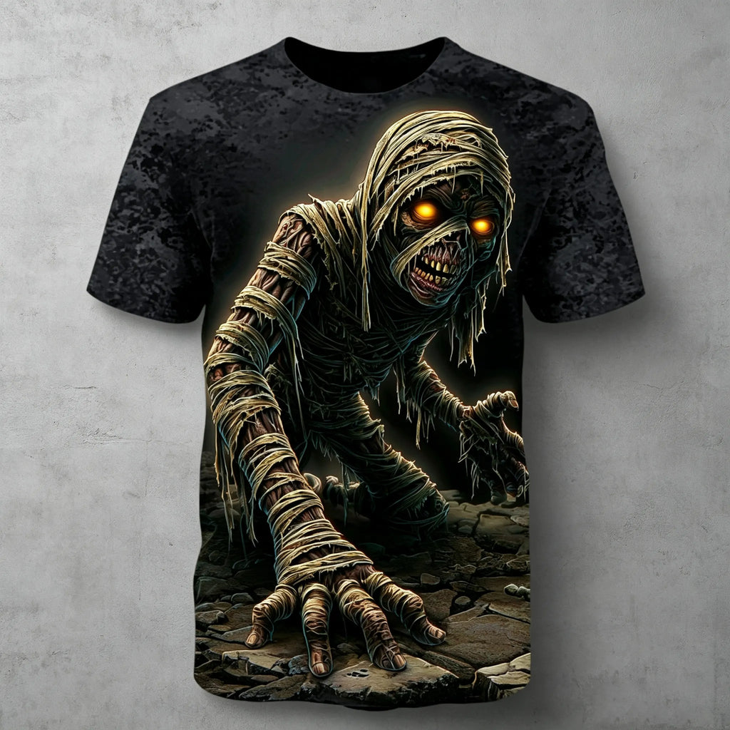 Men's Halloween Zombie 3d Printed T-shirt