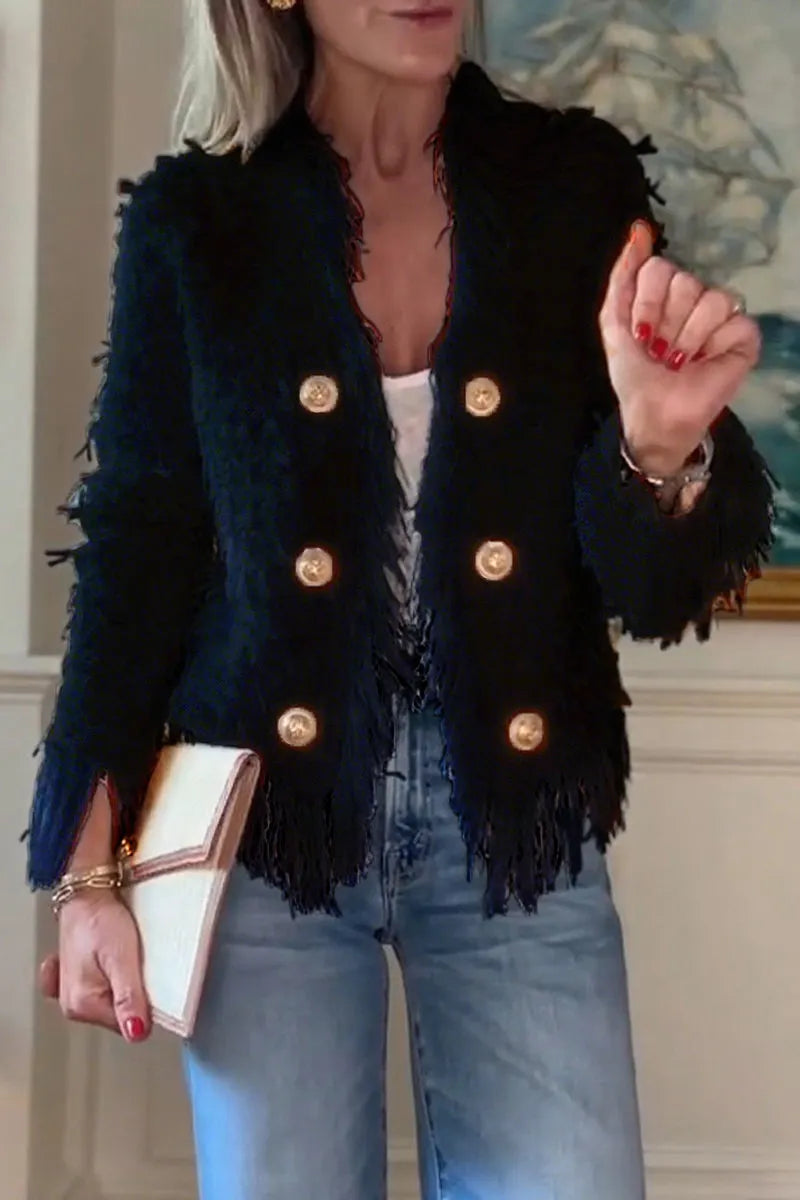 Women's Tassel Elegant Cardigan Jacket