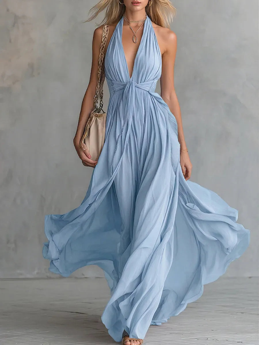 Elegant Maxi Dress in premium, Designer Aesthetic