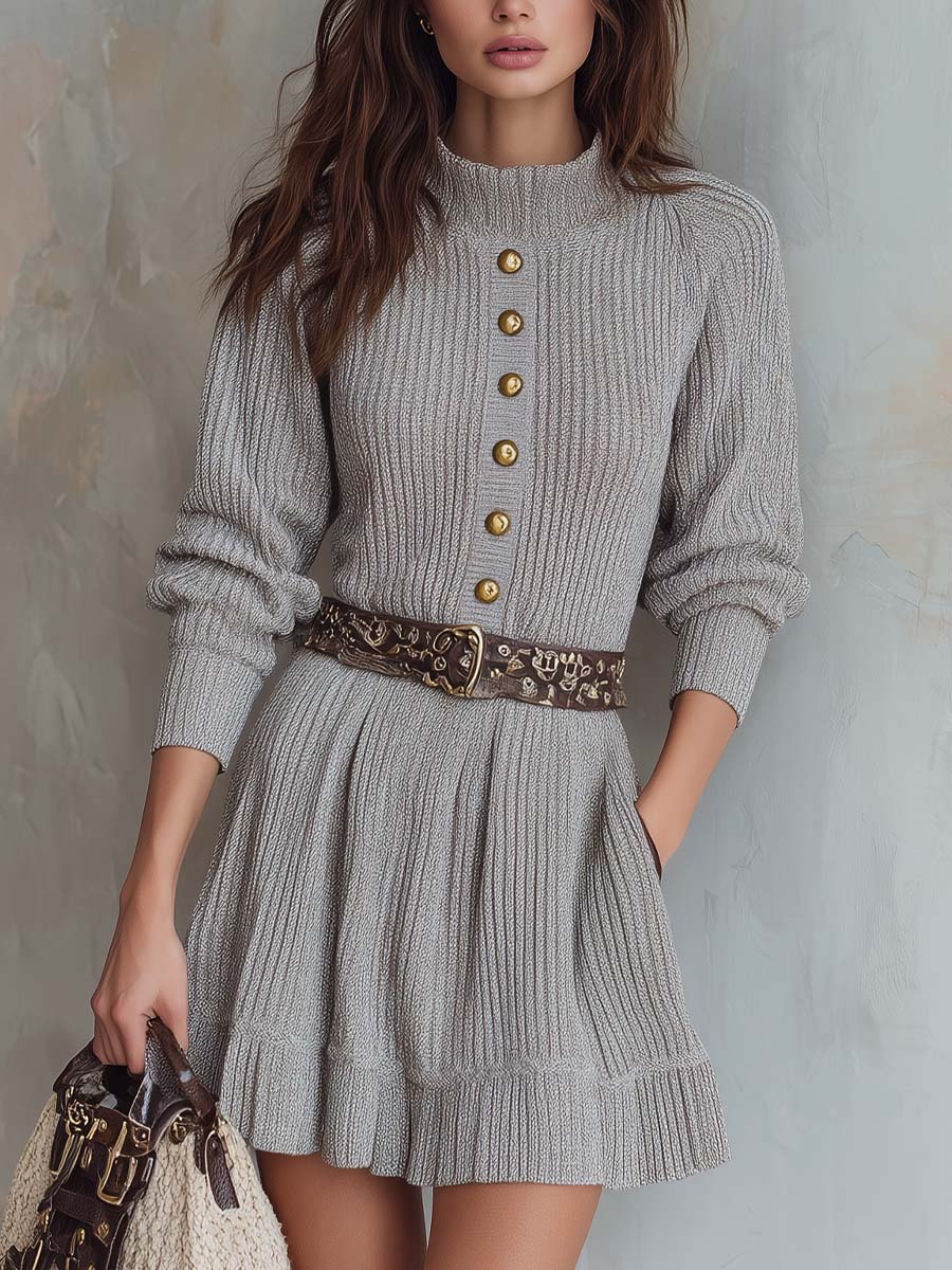 Elevated Mini Dress – Retro, Budget-Friendly
