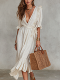 Midi Dress with premium – Smart Price