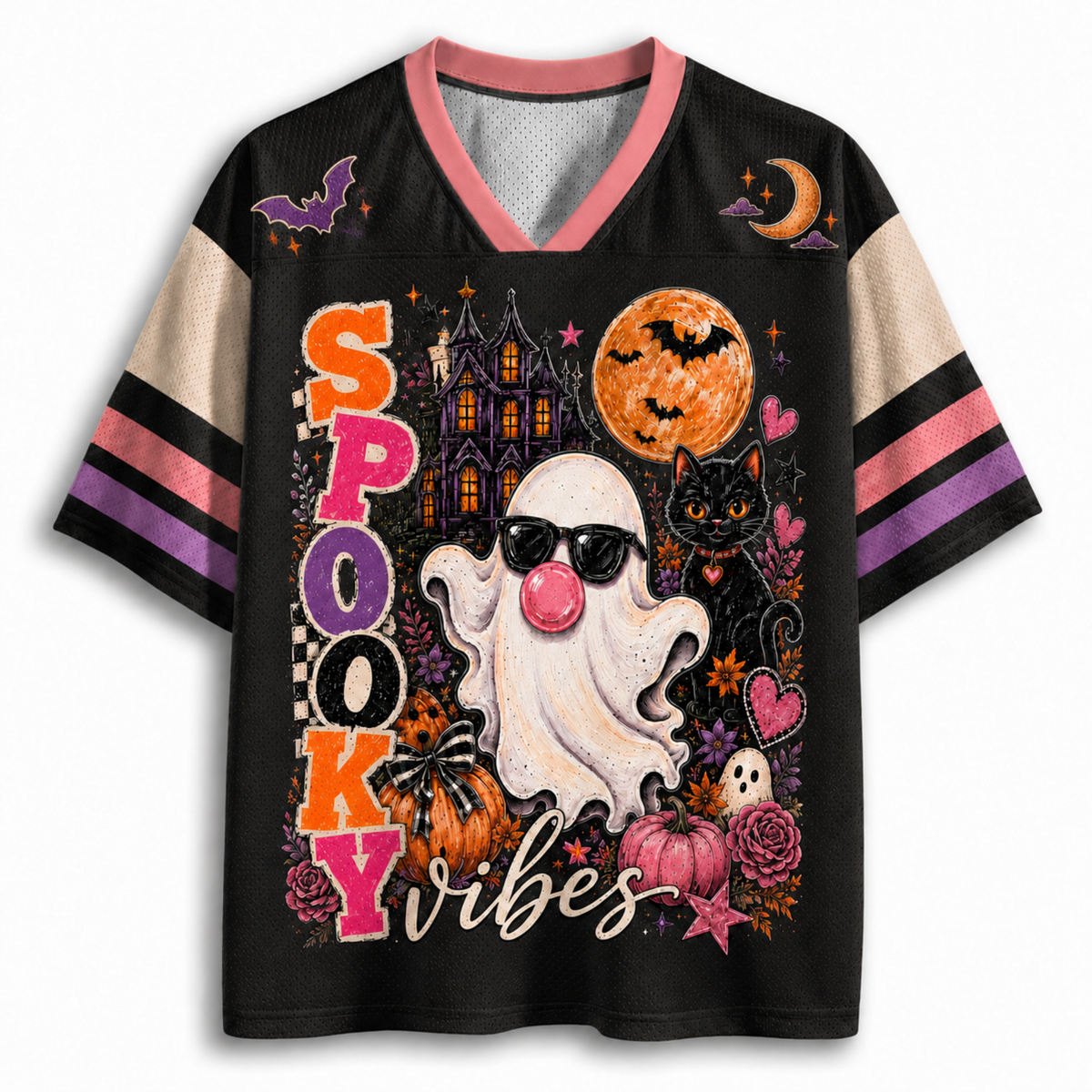 Chaotic Club Halloween Ghost Gumble Mesh Jersey