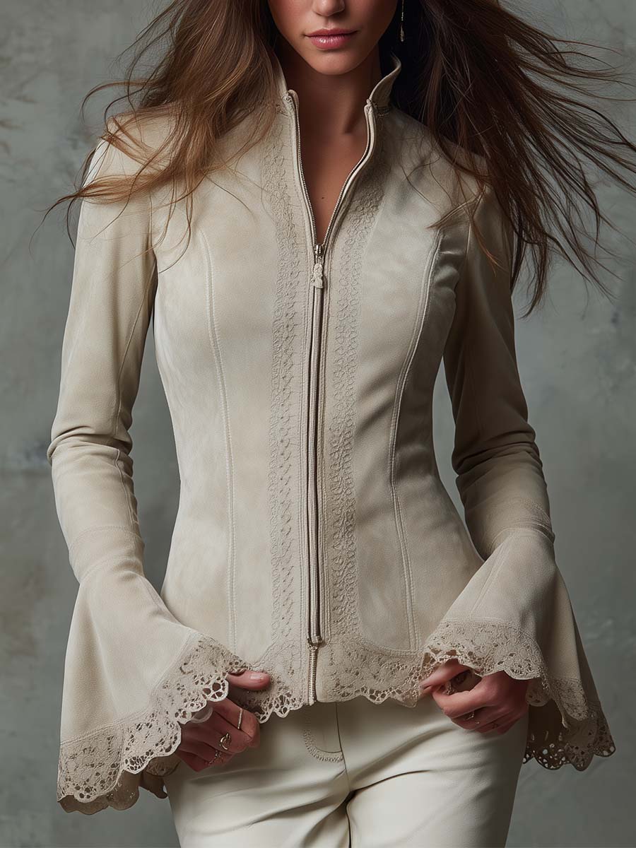 Jacket with lace – Designer Aesthetic