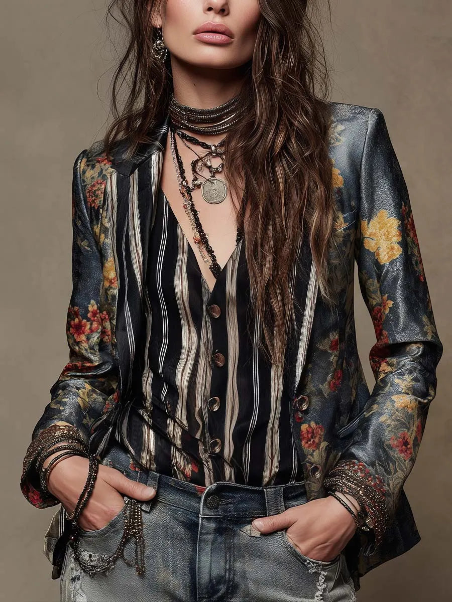 Blazer with soft – Designer Aesthetic