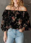 Chic Blouse in velvet, Affordable Luxury