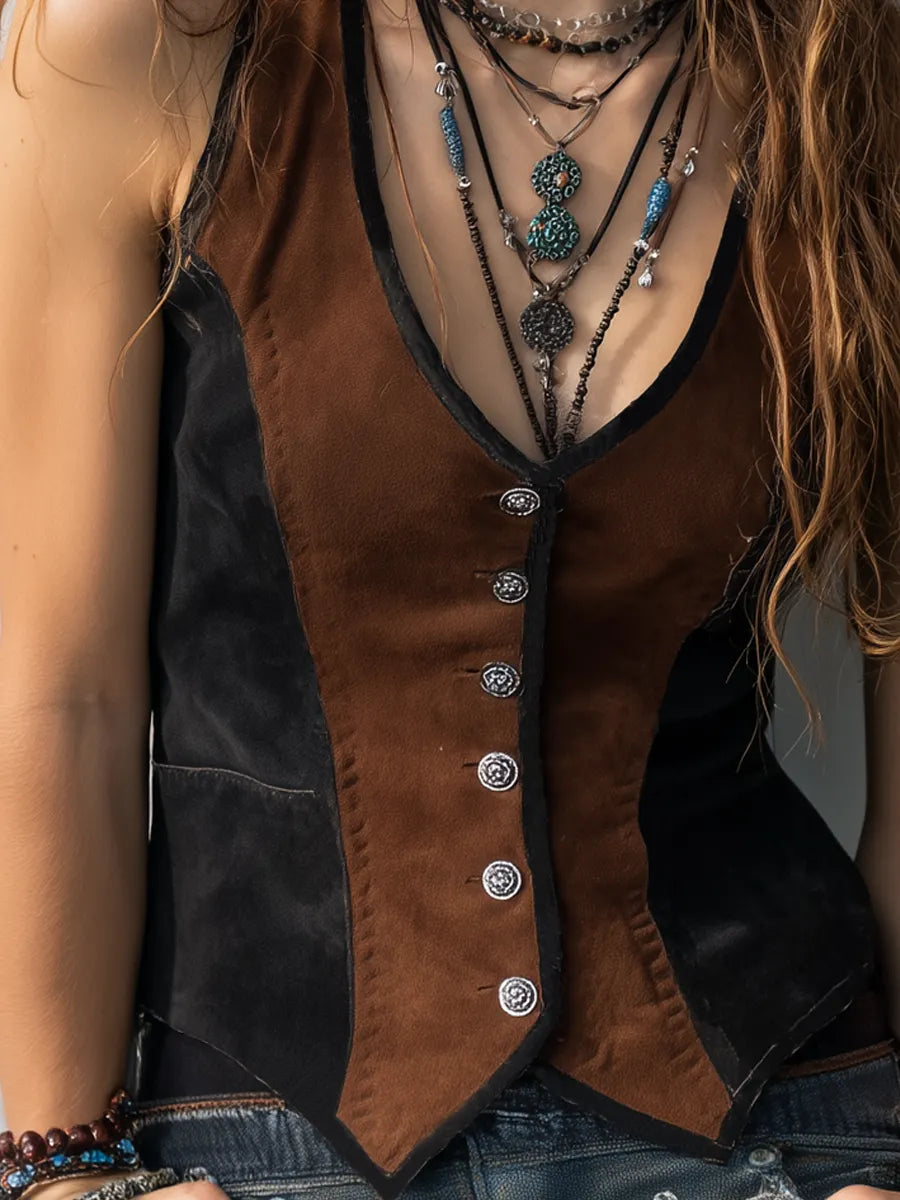 Vintage Statement Piece in suede, Best Value