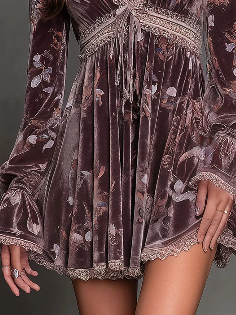 Mini Dress That Flatters – Boho & velvet