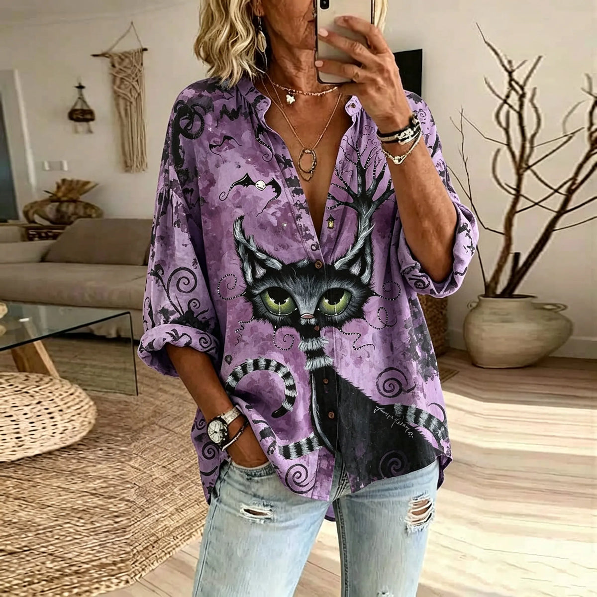 Wickedly Chic Shirt – Spooky Pick