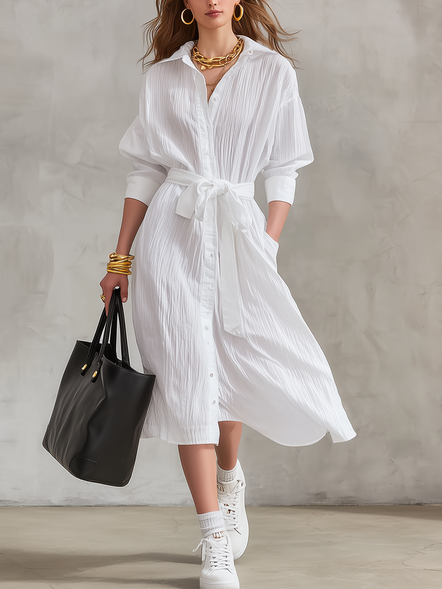 Chic Midi Dress in premium, Affordable Luxury