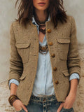 Vintage Jacket in soft, Designer Aesthetic