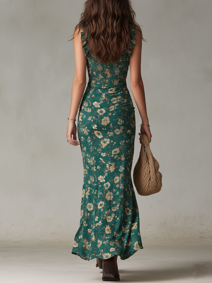 Retro Maxi Dress in premium, Premium Look