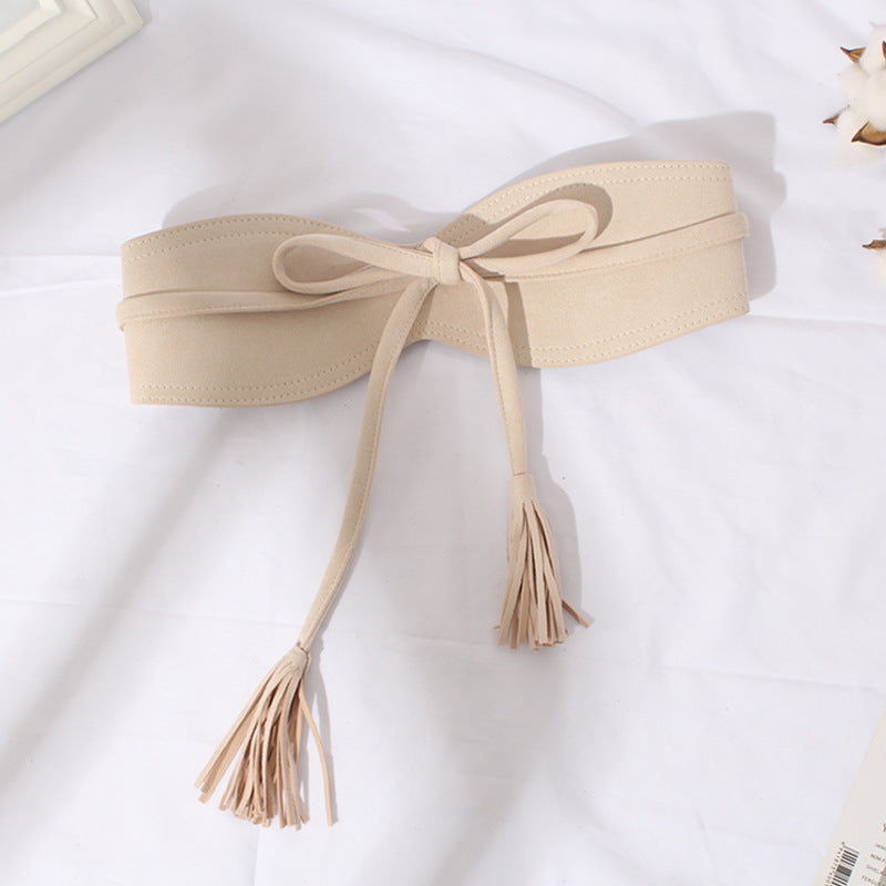 Casual Tassel Bow Girdle