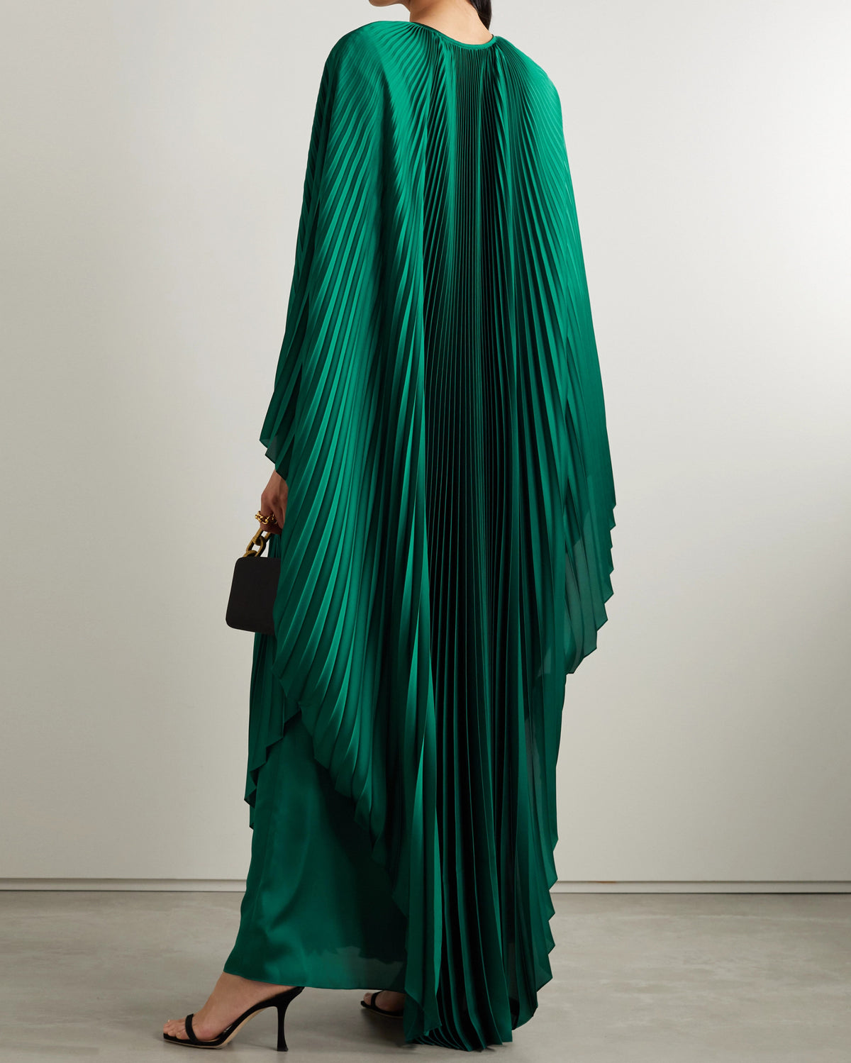 Pleated Straight Loose Robe Dress