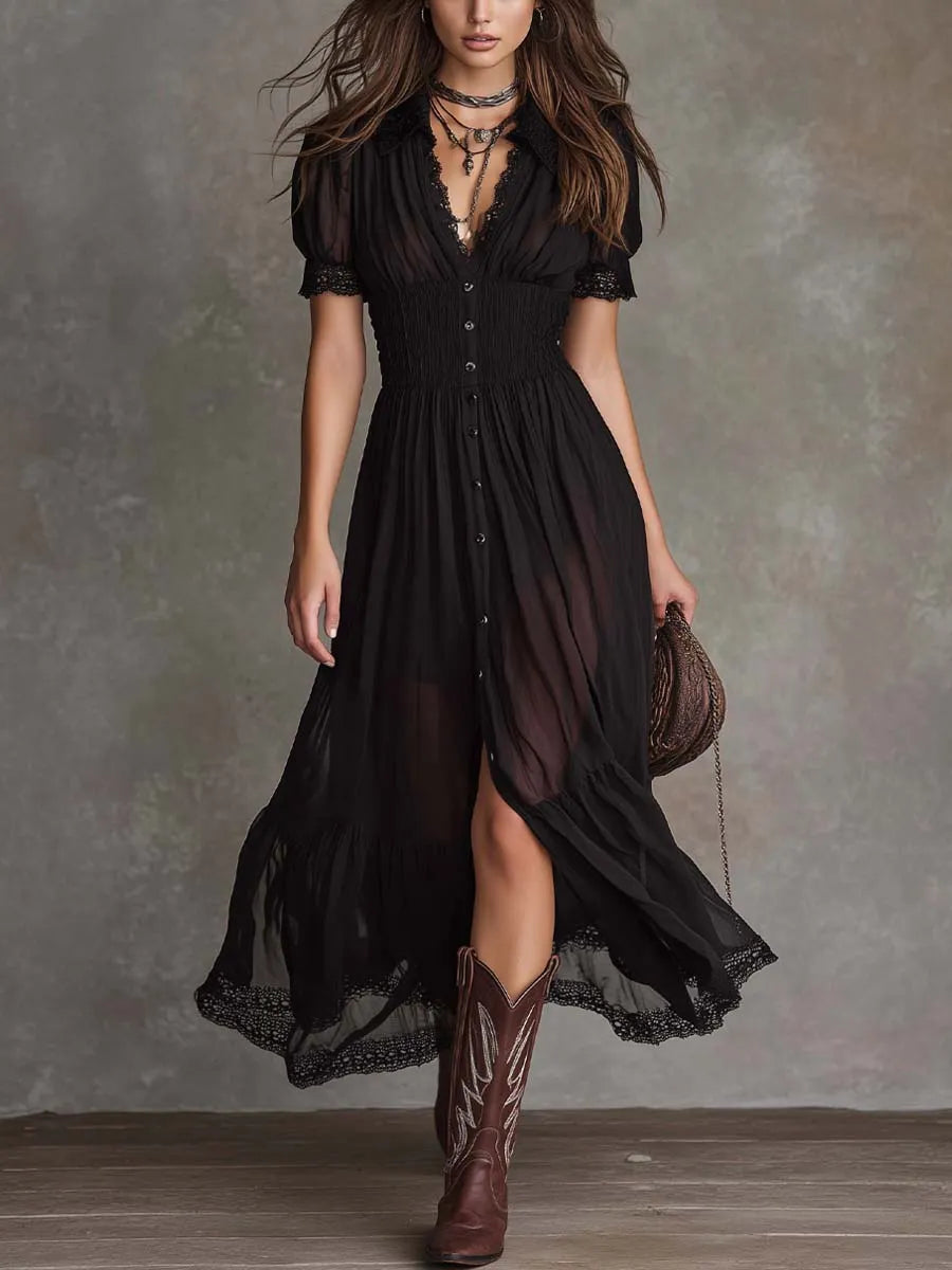 Midi Dress That Flatters – Retro & chiffon