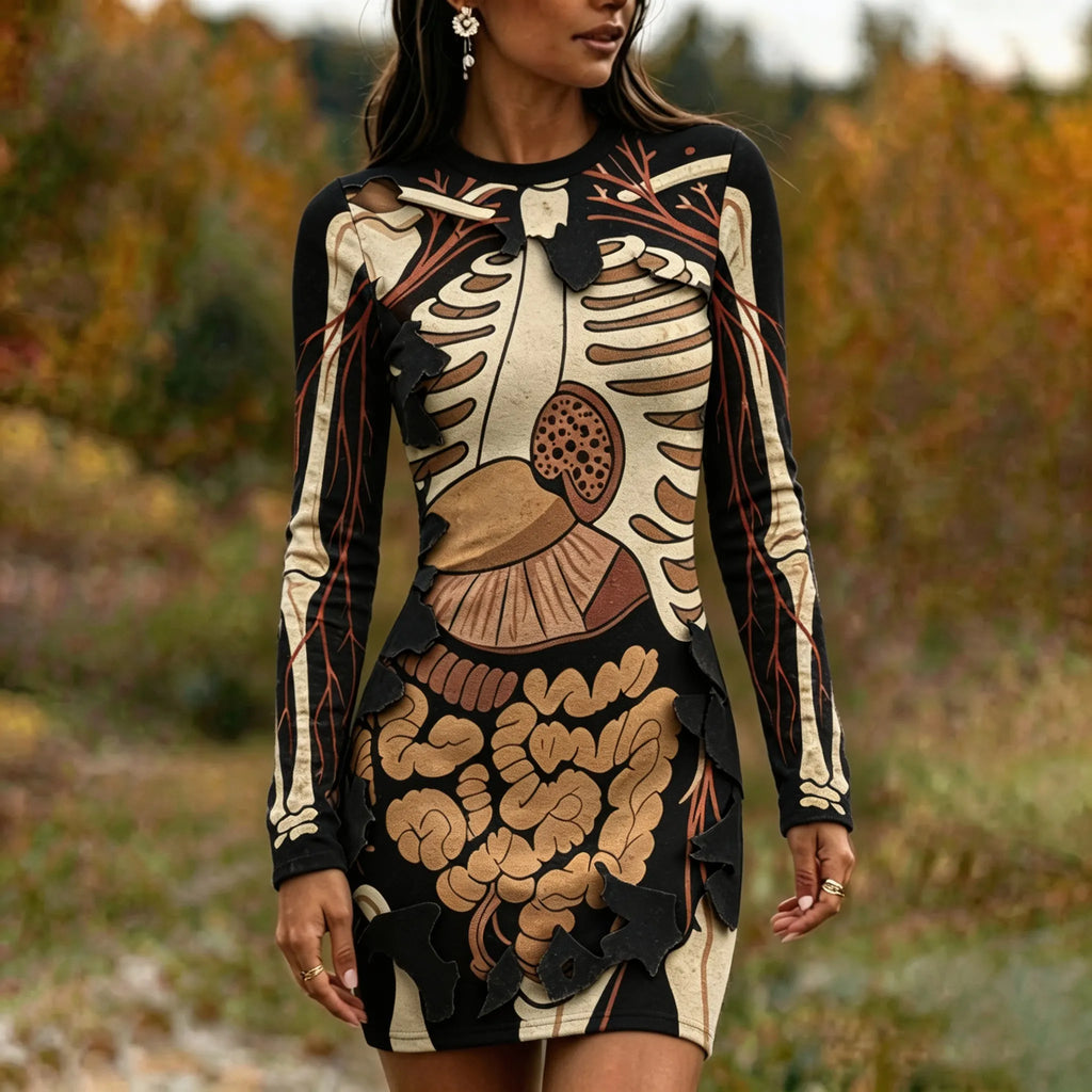 Spooky-Cute Mini Dress – Halloween Favorite