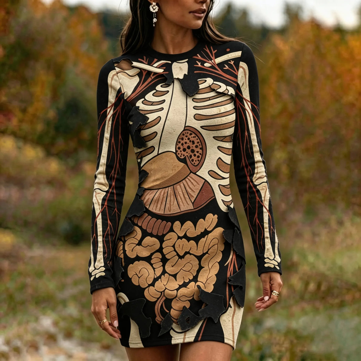 Spooky-Cute Mini Dress – Halloween Favorite