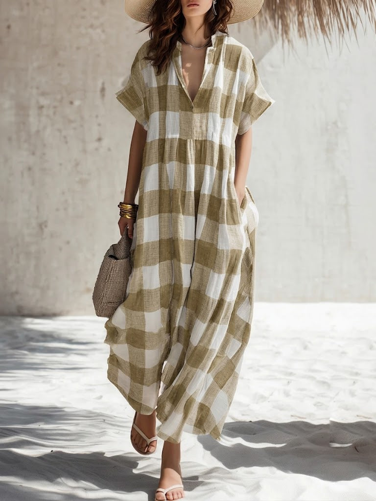 Dress with linen – Smart Price