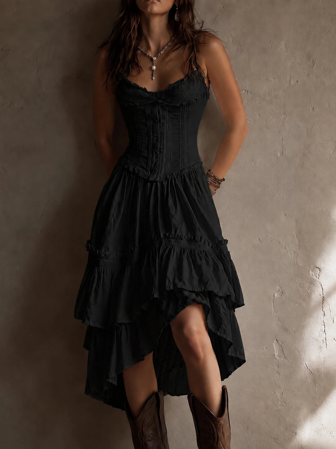 Retro Midi Dress in lace, Unbeatable Price