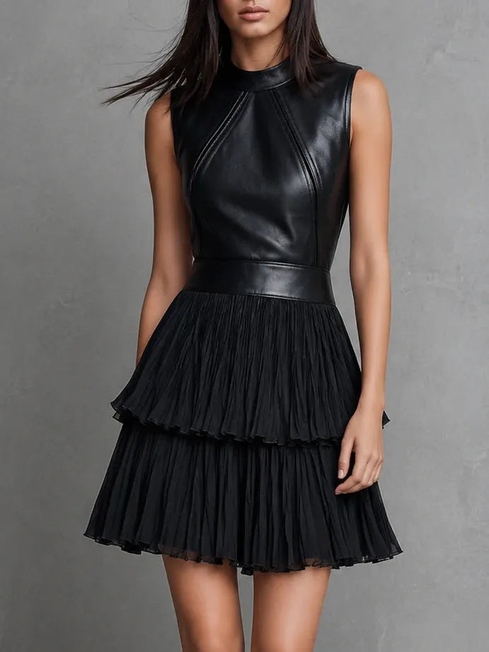 Chic Mini Dress in chiffon, Unbeatable Price
