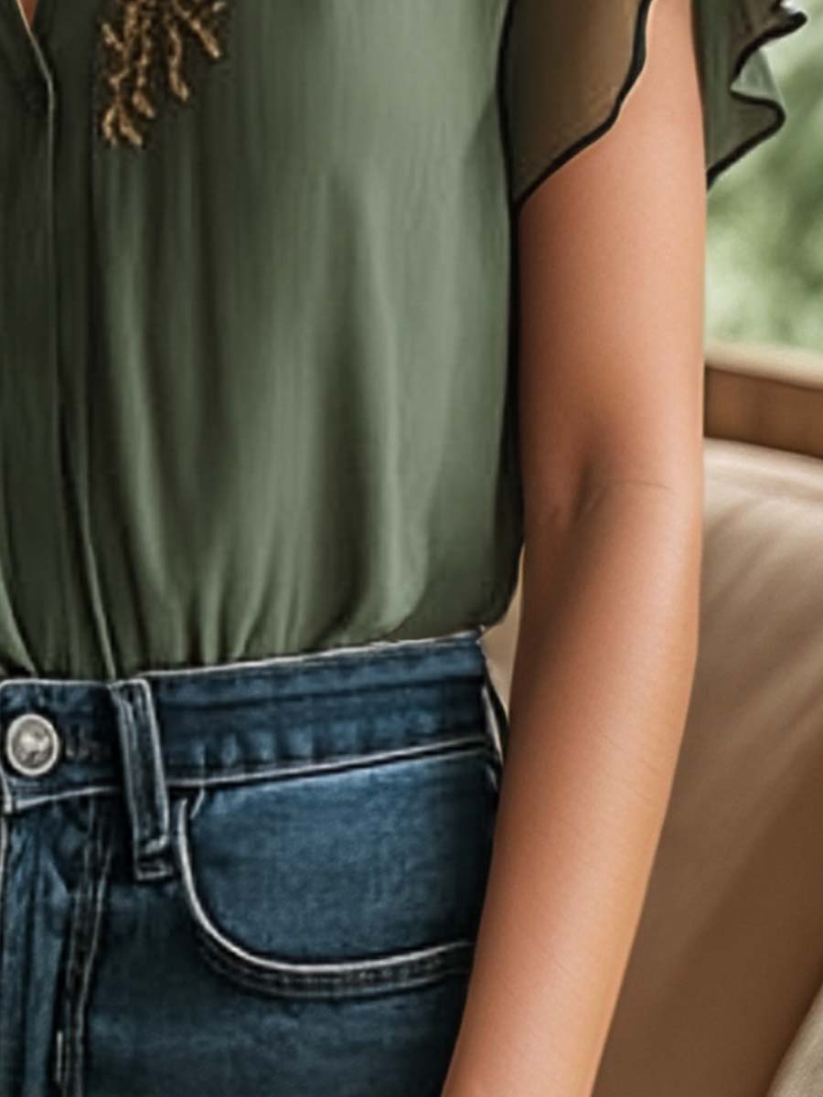 Shirt That Flatters – Vintage & chiffon
