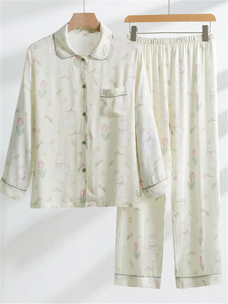 Double Layer Bamboo Fiber Sleepwear