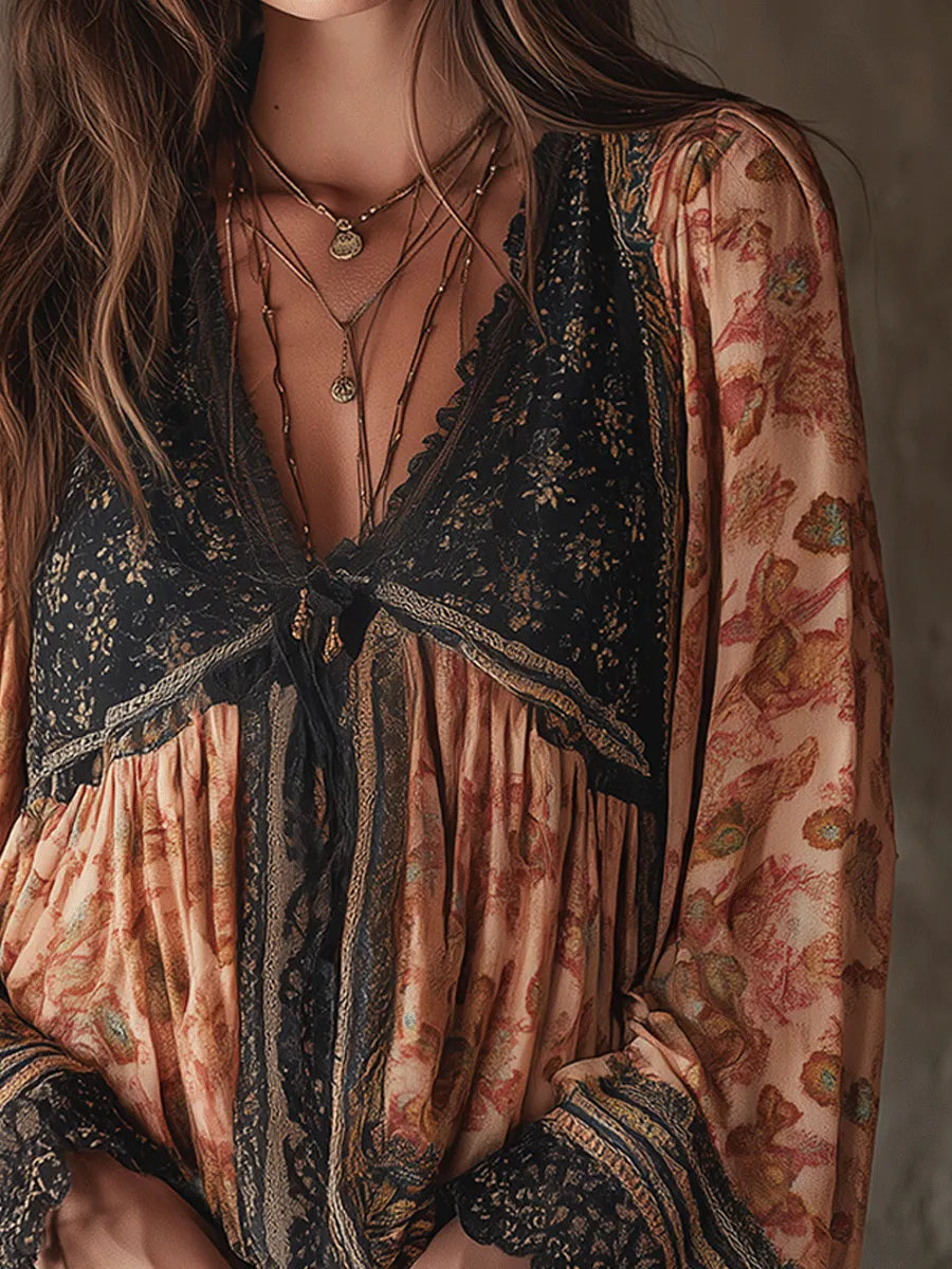 Blouse That Flatters – Bohemian & lace