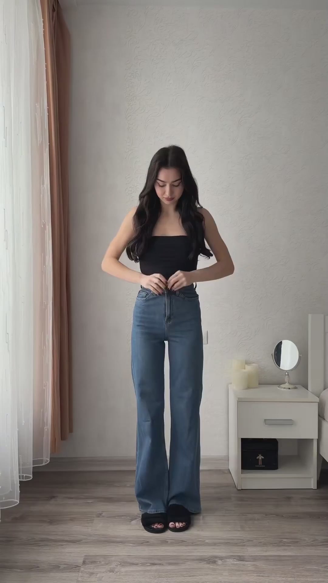medium-blue-flared-jeans-high-waist-wide-leg-denim