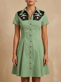 Ufo Took A Ghost - 100% Cotton Dress
