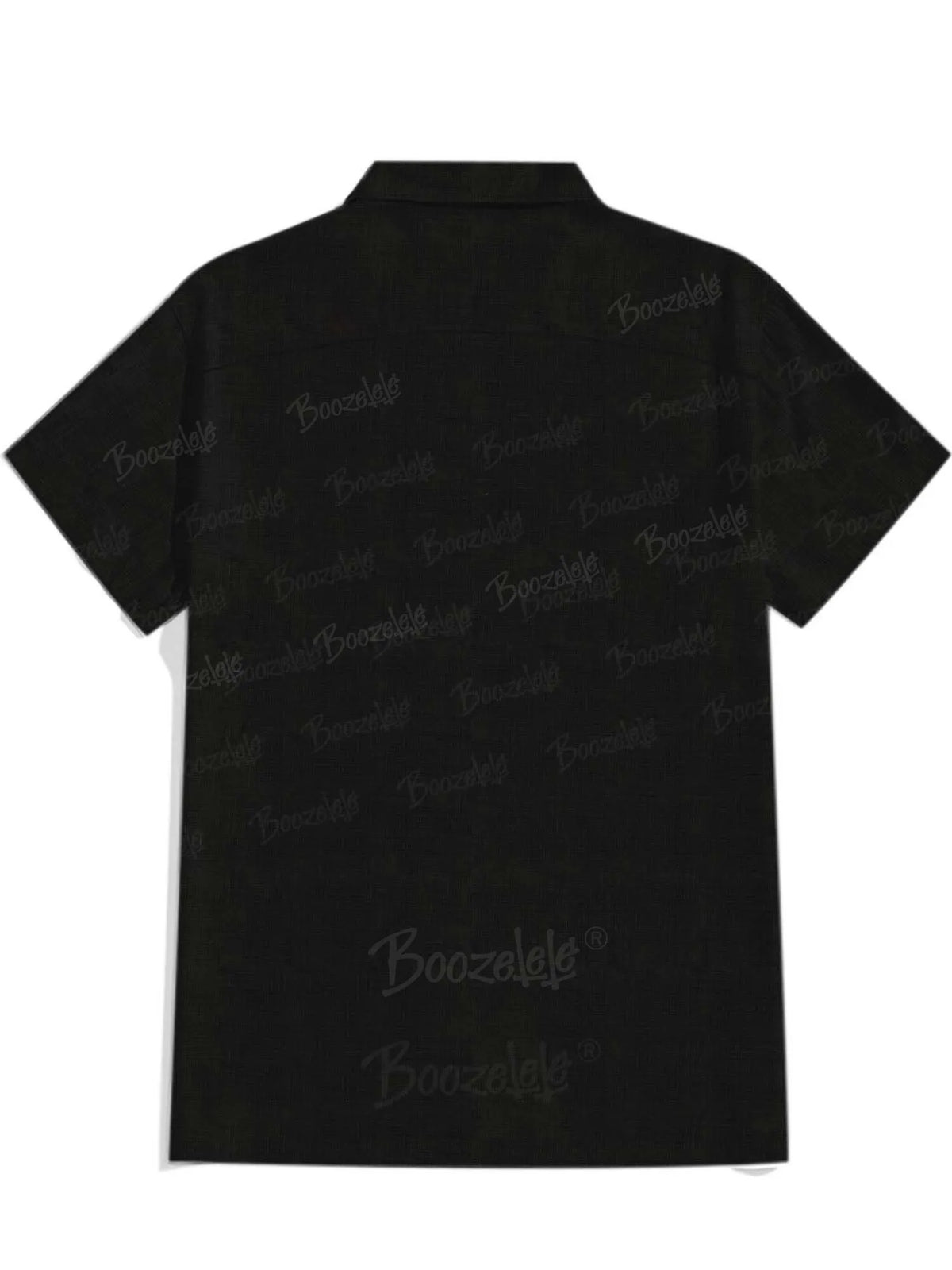 [Embroidery]Card & Crow  - 100% Cotton Shirt
